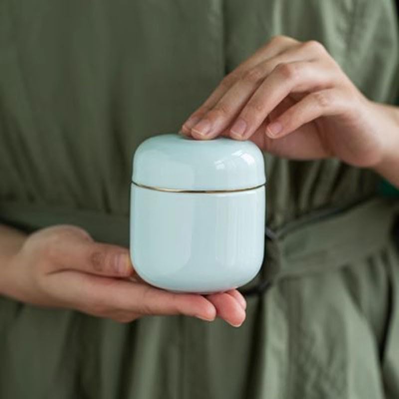 中国風猫、中小型犬ペット骨壷、防湿セラミック骨壷、最愛のペット保存瓶を記念(Color:BB)