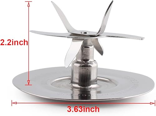 Miniatura 3 de Veterger Cuchilla de piezas de repuesto, compatible con licuadoras Oster Pro 1200