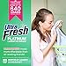 Ultra Fresh 3X Platinum Liquid Laundry Detergent with Fabric Softener, Green - Deep Cleaning Power and Fresh Scent for Washing Clothes