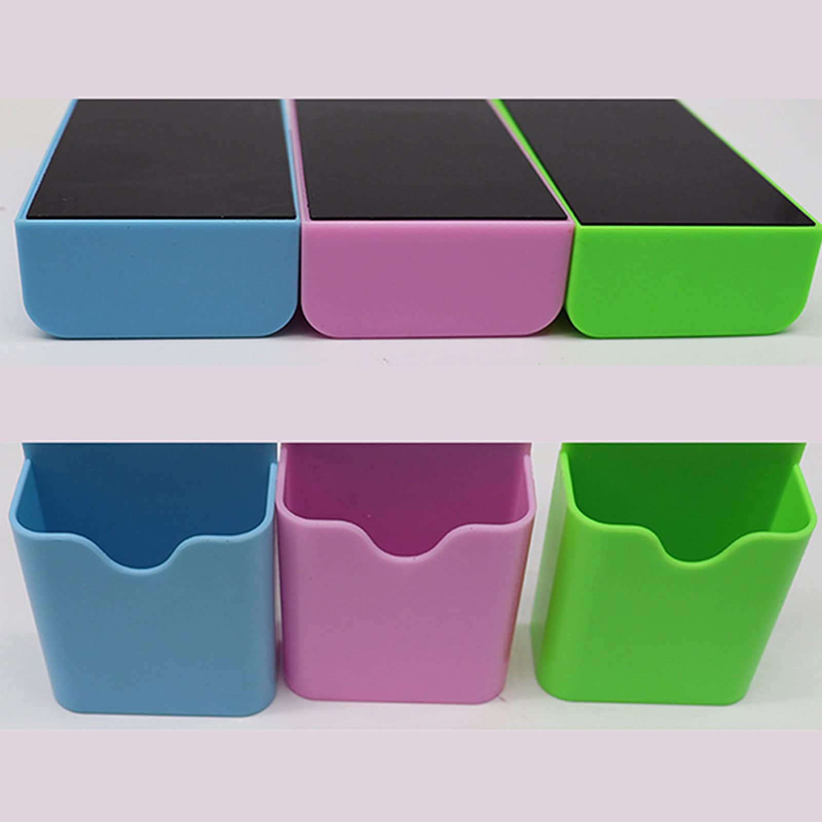 iDesign Forma Magnetische pennenhouder, moderne bureau-organizer voor keuken, kluis, thuis of kantoor, 5,3 x 10,2 x 15,9 cm, roestvrij staal