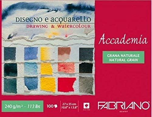 Fabriano Accademia Drawing & Watercolour Pad 240 GSM 27 X 35 CM (B00PV9ARNA) Amazon Price History, Amazon Price Tracker