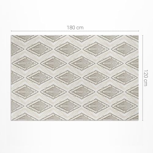 Tapis maison déco rectangulaire en vinyle facile à nettoyer - 3