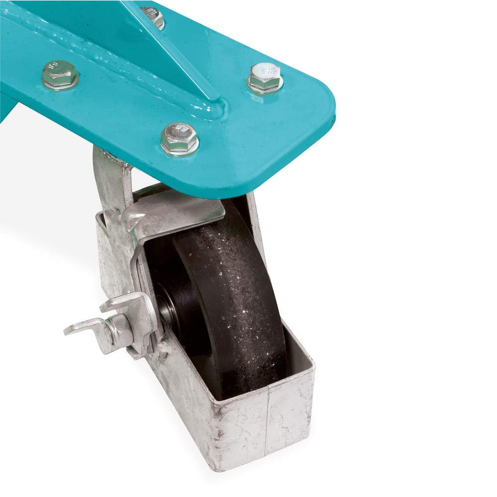 Ameise Hydraulik-Stapler PSM | Breitspur | 1.000 kg Tragkraft | 1.600 mm Hubhöhe | 1.100 mm Gabellänge | Einfach-Hubgerüst | Fußhydraulikpumpe | Hochhubwagen manuell | Breitspur-Stapler | Stahl