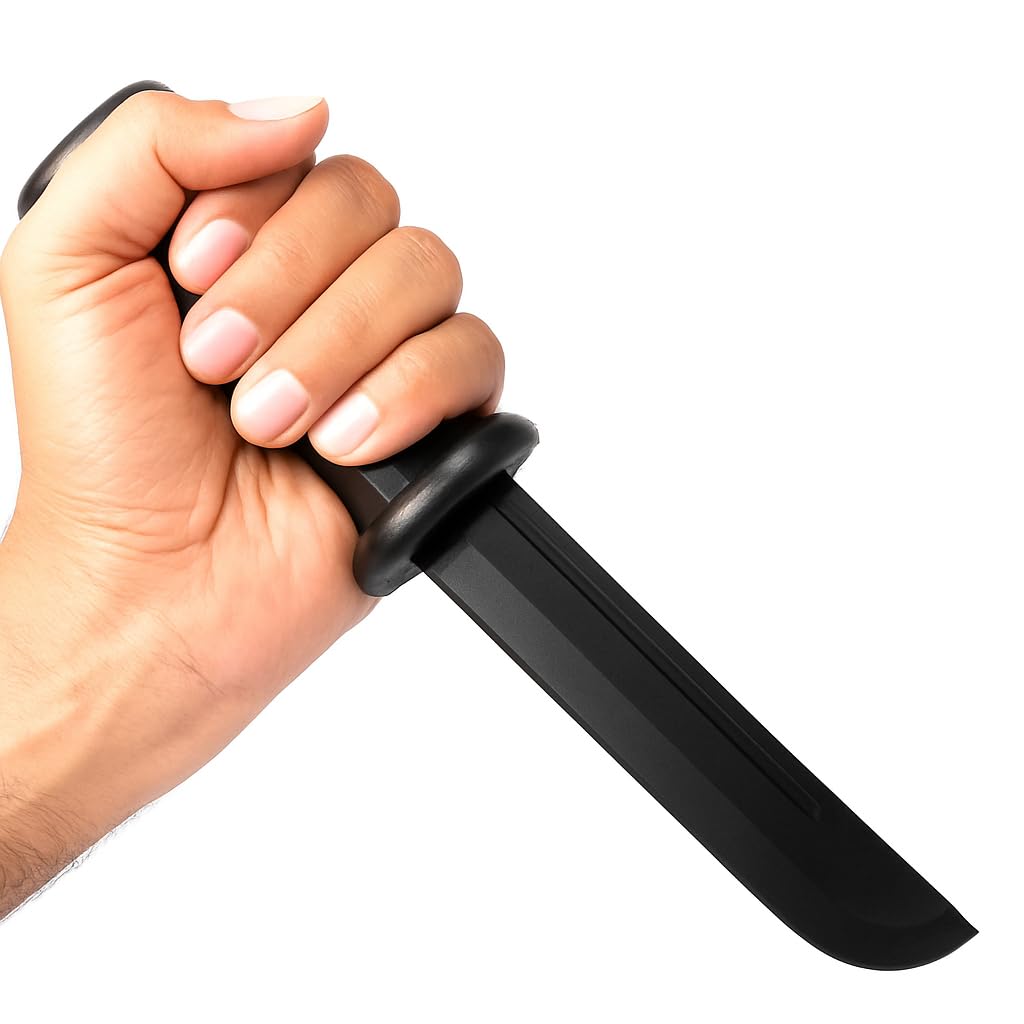 FunMart Sports Rubber Knife for Martial Arts, Taekwondo, Kung Fu, Self Defense Practice (1)