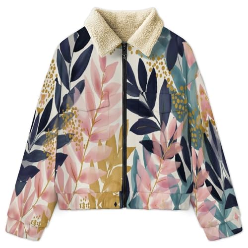 Veste polaire femme douce et fleurie pour vos journées de travail et cocooning