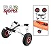 RAD Sportz Kayak Trolley Kayak Cart with Pneumatic Tires 150 LB Capacity Silver