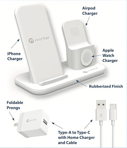 Miniatura 4 de mworks! mPOWER! Almohadilla de carga inalámbrica multifunción 3 en 1