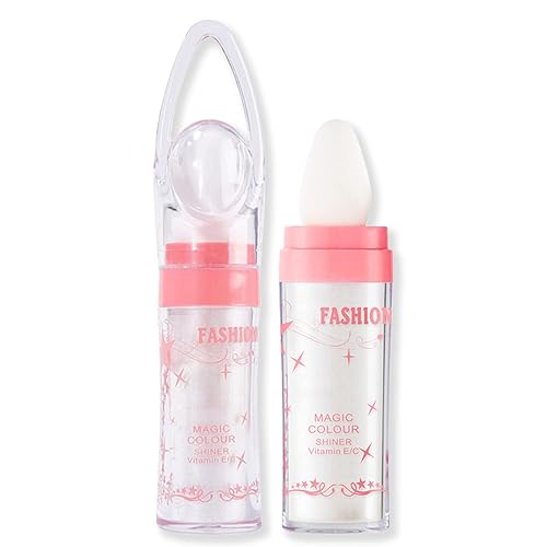 Jutqut Polvo De Hadas resaltador en polvo polvo iluminador corporal brillante barra de maquillaje para cara cuerpo cabello cosmético 02 blanco