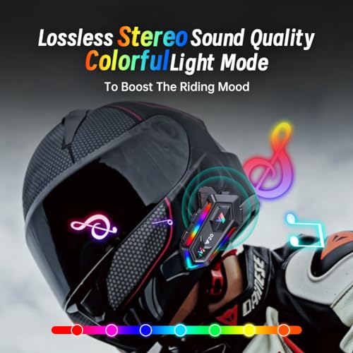 JJXCYH Helmet Bluetooth Intercom Headphones With Double Noise Cancellation - Image 2