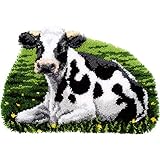 Süßes Geschenk: Beginnen Sie ein neues Hobby mit unserem Riegelhaken-Kit-Teppich, genießen Sie das DIY-Handwerk mit Ihren Kindern und Kindern, perfekte handgefertigte Handwerkzeuge für Erwachsene oder Anfänger