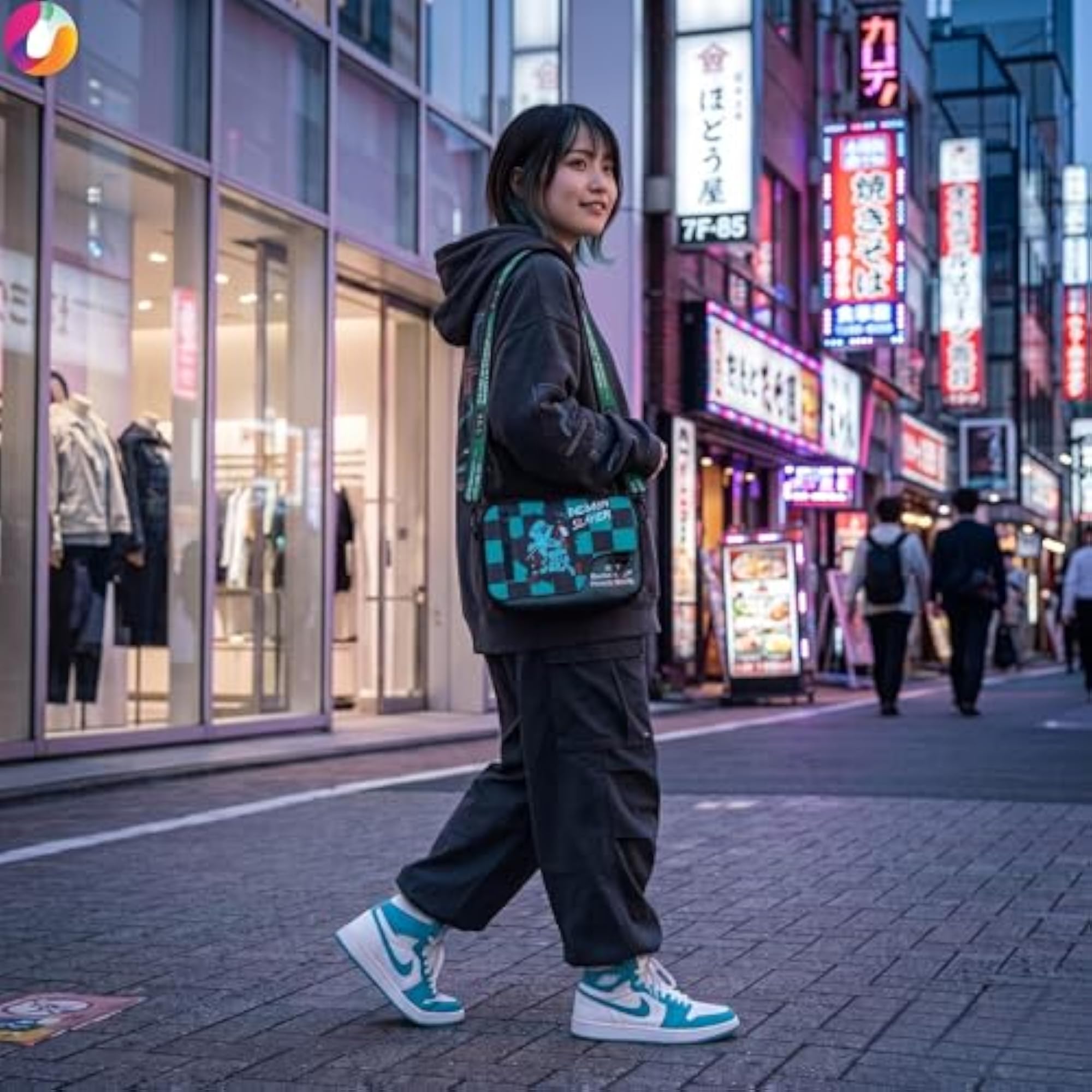 Anime Inspired Sling Bag, Casual Travel Shoulder