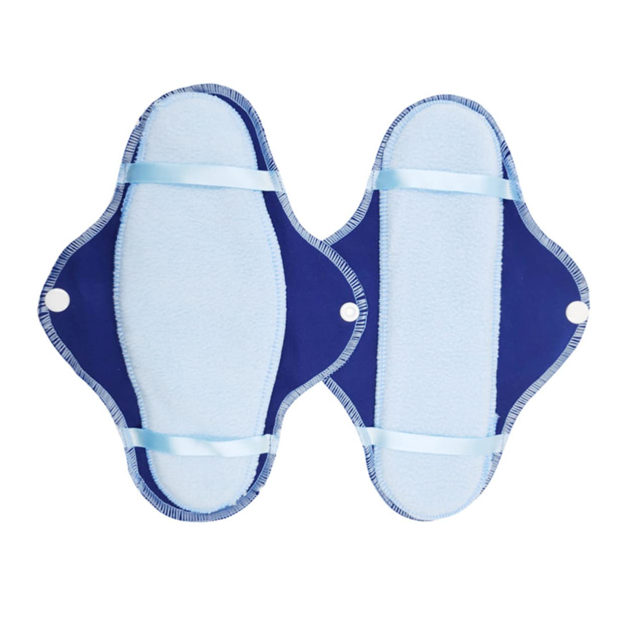 Healvian 24piezas Compresas Menstruales Reutilizables Lavables Toallas Sanitarias De Suaves y Transpirables Para Viajes Incluye Bolsa De Almacenamiento