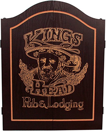Innergames-D Kings Head Dart-kabinett, Schwarz, M