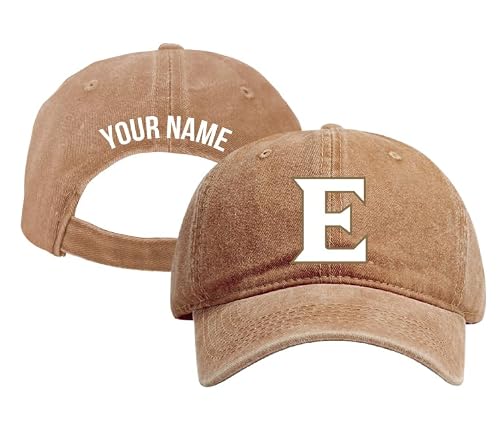R and R Imports Elon University Personalized College Dad Hat – Officially Licensed Baseball Cap Coffee