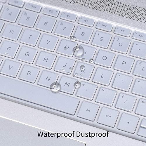 Image of Saco Laptop Keyboard Cover Fit for 15.6 inch HP 15s-fq 15s-er Series 15s-FQ5007TU | 15s-FQ5111TU | 15s-FQ5112TU | 15s-FQ5190TU | 15s-FQ2673TU | 15s-FQ2717TU | 15s-FQ3071TU | 15s-er1501AU -Transparent