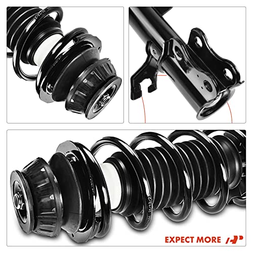 A-Premium Front Complete Struts Compatible with Nissan Versa 2012-2019, Versa Note 2014-2019 - 2x Replacement Suspension Shock Absorber with Coil Spring Assembly by A-Premium - Used condition - Image 7
