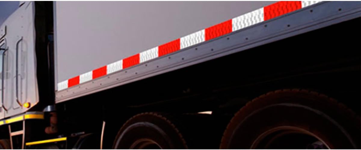 2" X 50 Yds 6" Red/6" White, 3m Diamond Grade Conspicuity Tape Series 983, DOT-C2 rated