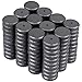 Anpro 120PCS Aimants Céramique Rond 18mm Ring Magnet Parfait Petit Aimant pour Réfrigérateur,Tableau Blanc, Frigo, DIY, Science, Loisirs Artisanat