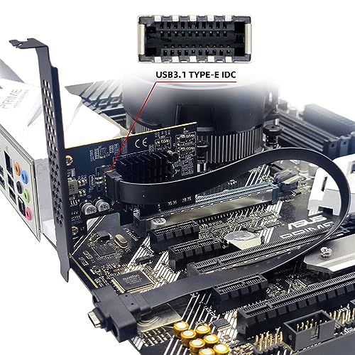 NFHK USB 3.2 Gen2 Type-E 20Gbps Front Panel Socket to PCI-E 4X Express Card Adapter for Desktop Motherboard - Image 3