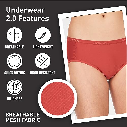 Image of ExOfficio Women's Give-N-Go 2.0 Hipster - Breathable Durable Easy Care Travel Underwear