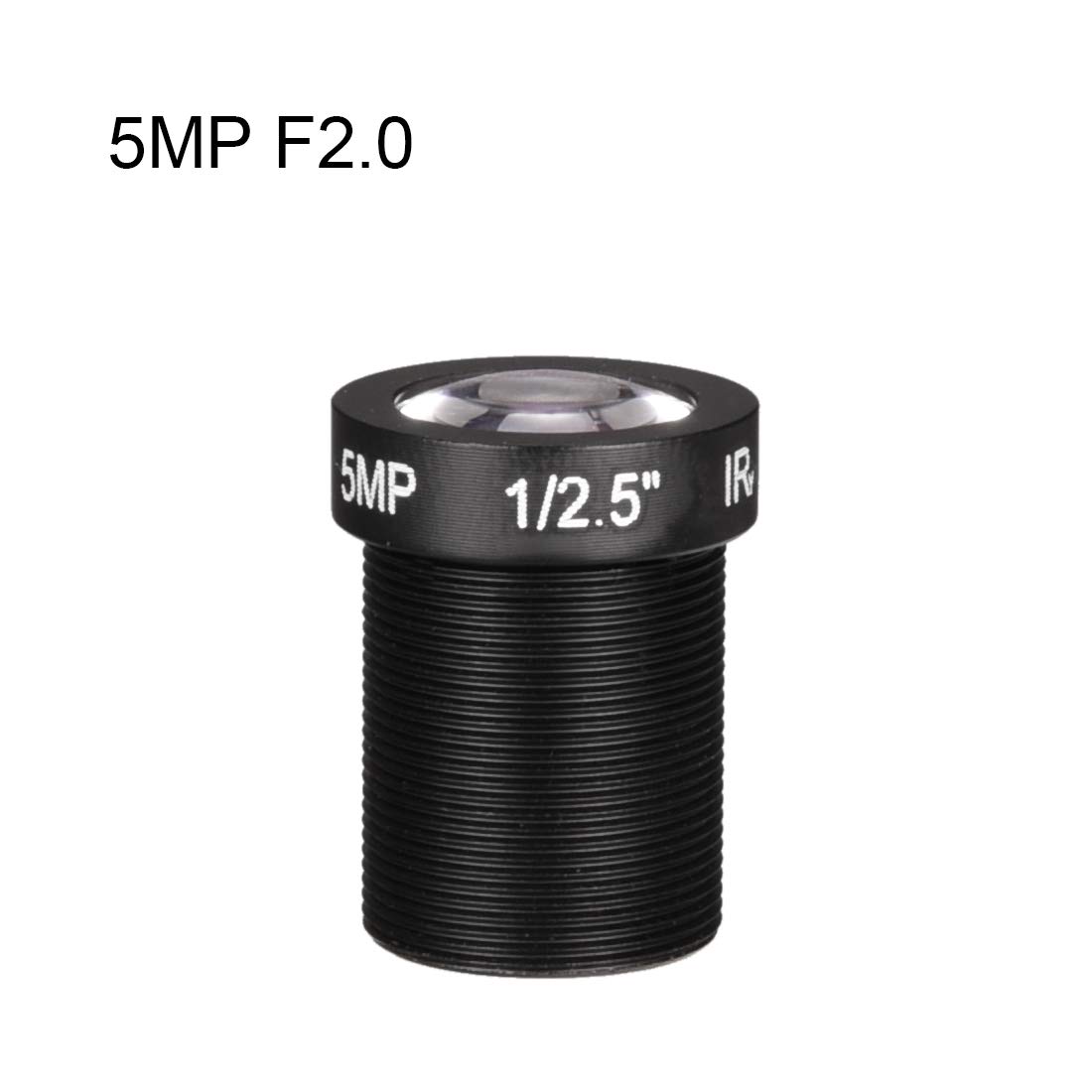 sourcing map 3Pcs CCTV Caméra Lentille 12mm Focal Longueur 720P F2.0 1
