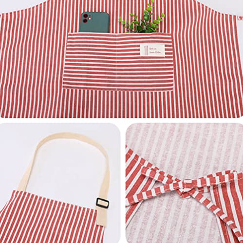 2 pezzi grembiule da cucina, grembiule da cucina, grembiule con 2 tasche, grembiule da barbecue, grembiule da cucina da uomo e da donna, per cucina, ristorante, grembiule da forno - immagine 6