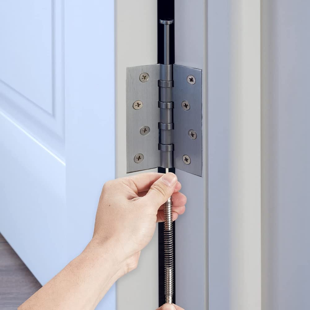 pizarra Nail Set and Hinge Pin Tool Dual Nail Punch Hinge Pin Removal Tool Hammerless Spring Punch Set Spring Nail Setter