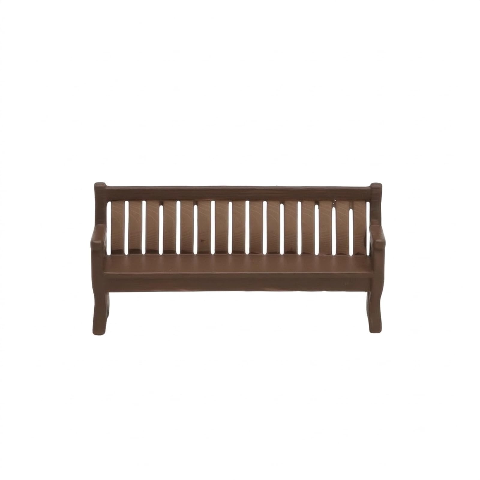 KiBcsLic Miniature Bench Realistic Bench Model Detailed Furniture for Collectors, Dioramas