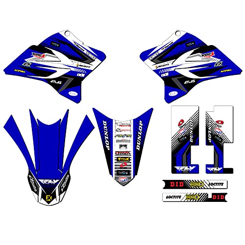 Team Racing Graphics kit compatible with Yamaha 2005-2020 TTR 230, ANALOG Base kit