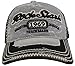 MINAKOLIFE Rock Shark Kingston 1969 Jamaica Distressed Vintage Trucker Baseball Cap Hat (Grey)