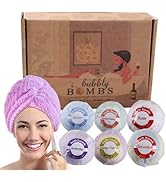 Bisou Bisou Bisou Bath Bombs Gift Set of 6 Bubble Bath | Natural Bath Bombs Spa Stuff with Fizzes...