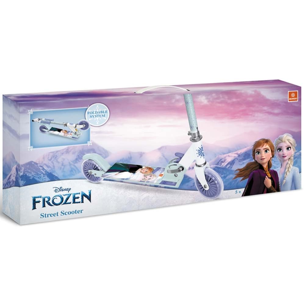 Mondo Toys - Alu Scooter FROZEN - Patinete infantil de aluminio de 2 ruedas - Manillar regulable - 28683