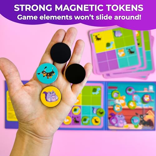 Image of QUOKKA Magnetic Sudoku Toddler Puzzles Ages 2-4 - 20 Pieces Puzzles for Kids Ages 4-6 - Games for Kids Ages 3-5 Sudoku Book with 3 Levels: Easy, Medium, Hard - Educational Portable Travel Game