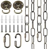 Longueur de la chaîne réglable : la chaîne métallique associée peut être facilement ajustée en ajoutant ou en retirant des maillons, offrant une hauteur de suspension personnalisable pour vos besoins d'éclairage.