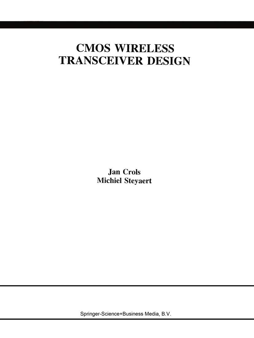 CMOS Wireless Transceiver Design (The Springer International Series in