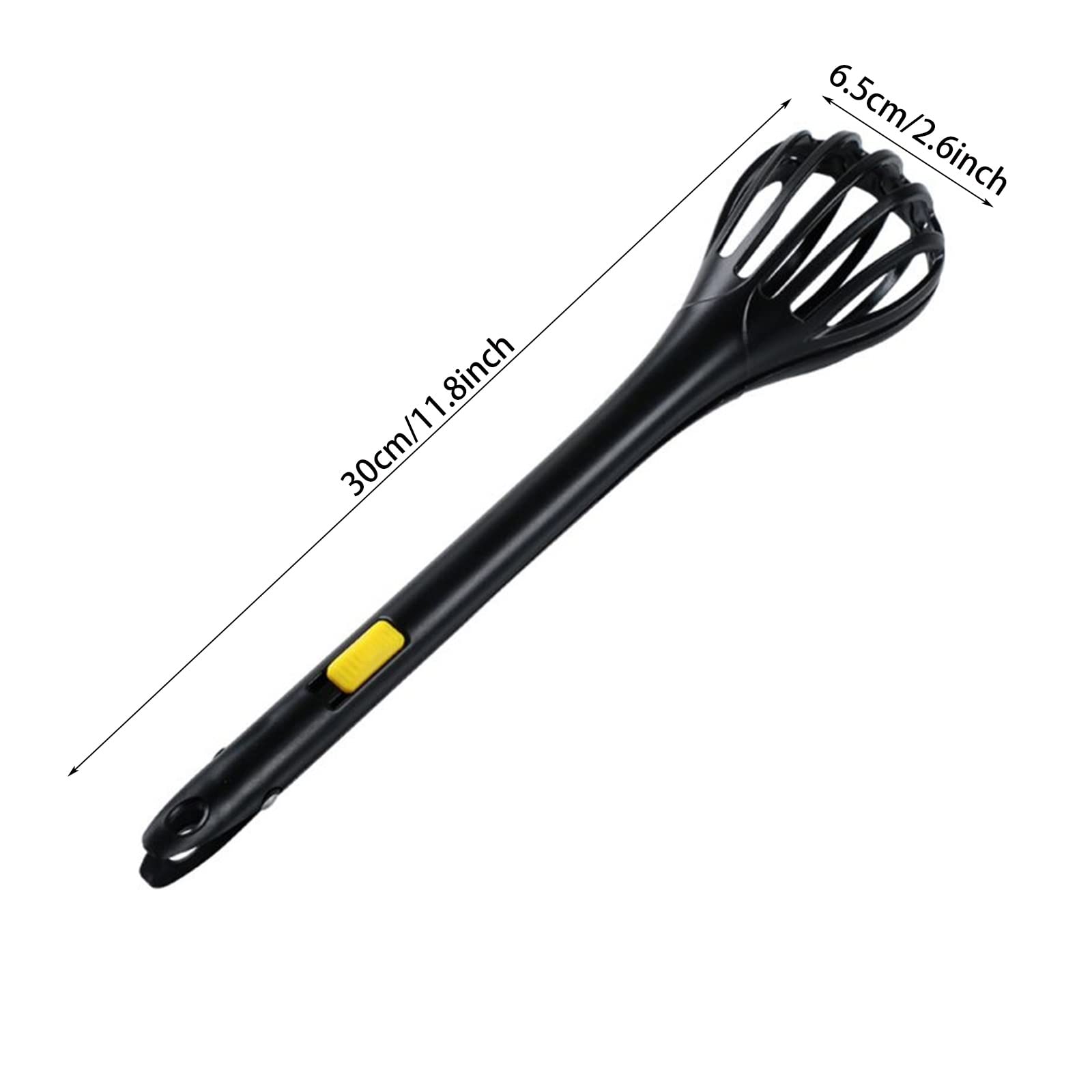 Multifunktionaler manueller Schneebesen und Eierschlägel, 2-in-1 Lebensmittelzange und Mixer-Halter zum Kochen, Mischen und Grillen – 2-teiliges Set