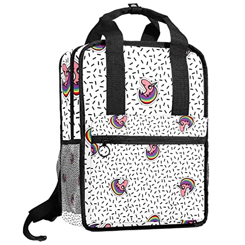 Sac à dos géométrique stylé pour accompagner les enfants de l'école aux activités du weekend