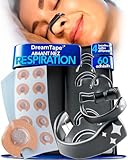 DreamTape® Bande Nasale Magnétique – 4 Écarteurs Nasaux en Silicone + 60 Patchs Nasaux Mag...