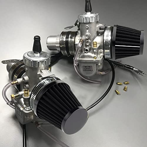 Mtsooning Motorcycle Air Filter Pod, 39Mm Washable Universal Clamp-On Breathers, Cone Intake Filter Replacement For Atv Dirt Pit Bike Go Kart Motorbike #TOP5