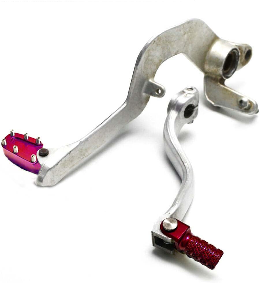 crazy sport Shift Lever Tip Brake Pedal Step Cleat Rivets Fits for SUZ-UKI DRZ 400 DRZ400 DRZ400S DRZ400SM DRZ400E 2000-2025 2020 2024 2023 DRZ250 400 400S Motorcycle Accessories(Red)