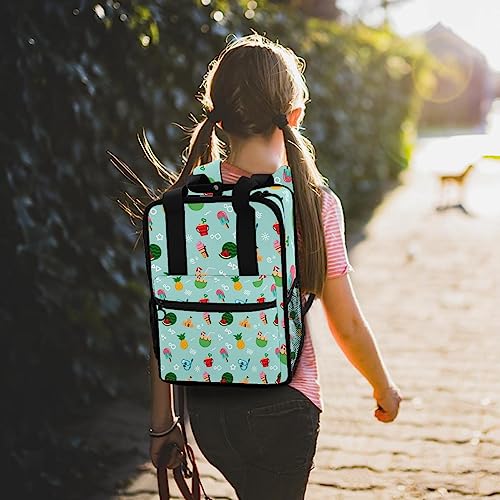 Sac à dos d'été garçons tropical multicolore avec sangles ajustables - 7