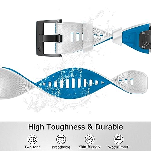 MYSNBKN 26 mm Quick Fit Strap for Fenix 8 51 mm/Fenix 7X/Fenix 6X/Fenix 6X Pro/Fenix 5X/Fenix 5X Plus/Fenix 3/Fenix 3 HR - Image 3