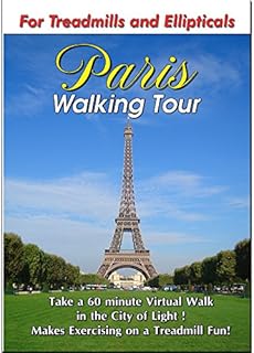 Paris Walking Tour Exercise Scenery DVD for Treadmills
