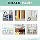PACK Kreidefarbe für möbel 750ml + Malerpinsel speziell für Chalk Paint - Möbellack Natürlicher Kreideeffekt - Farbe für Holz (REINES WEISS)