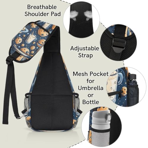 Bolso tipo Sling para mujeres y hombres unisex miniatura 4