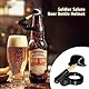 GWAWG Soldier Salute Beer Bottle Caps, Novelty Salute Beer Bottle Helmet, Bottle Decorative Caps, Salute Pose Beer, Reusable Dustproof Protective Caps for Beer Bottle