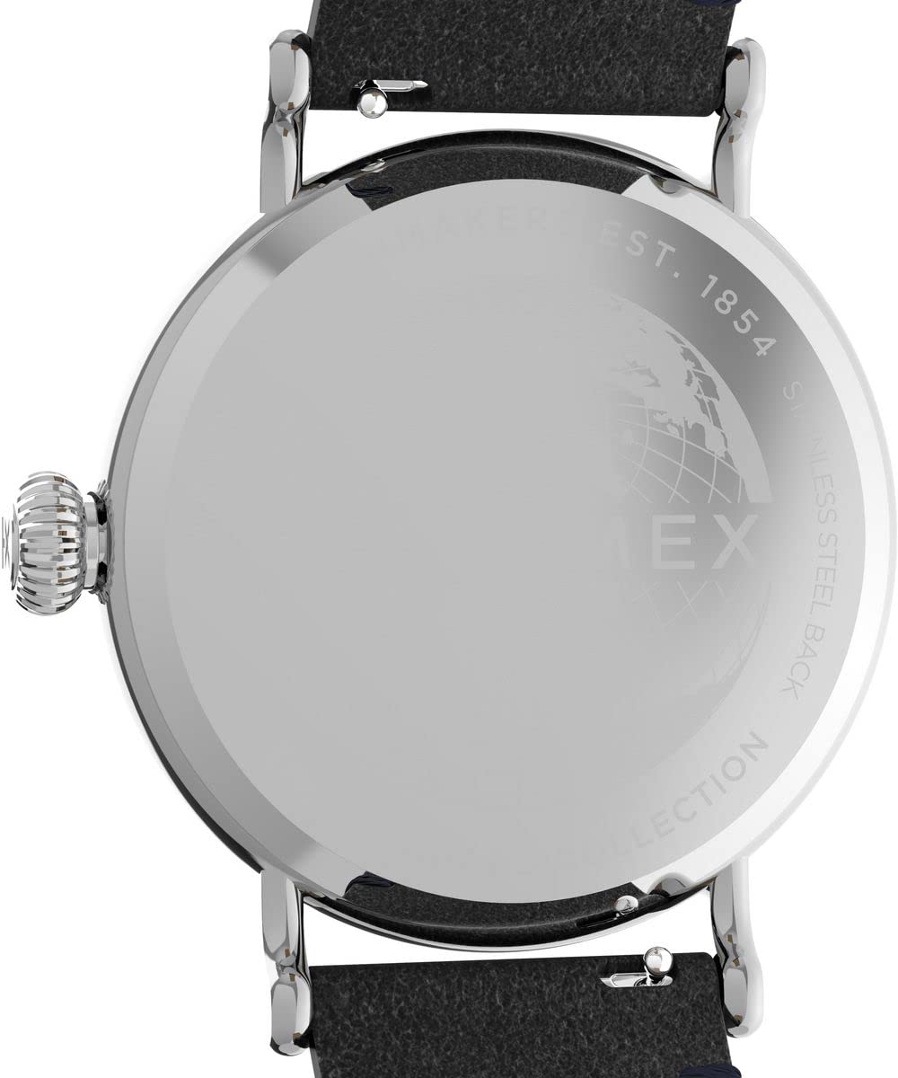 Timex Reloj Analógico para para Hombre de Cuarzo con Correa en Cuero TW2V71200