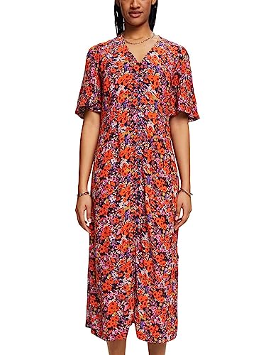 ESPRIT Damen 023ee1e305 Kleid, 404/Navy 5, 38