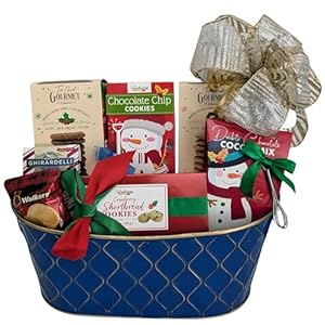 Christmas & Holiday Gift Baskets, Chocolates, Cookies & Coffee Gift, Business Gift, Thank You Gift Basket, Corporate Gift Basket, Christmas Gifts, Holiday Gifts