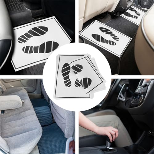 Tapis Sol Auto Papier Imperméable pour Sorties Pluvieuses et Chantiers - Lot de 35